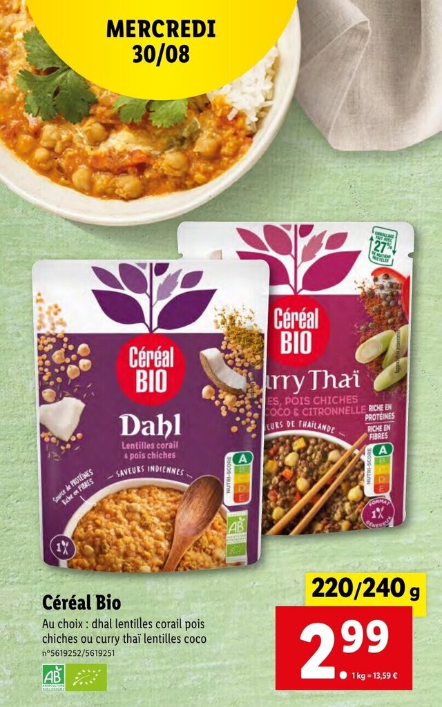 Promo Céréal Bio chez Lidl