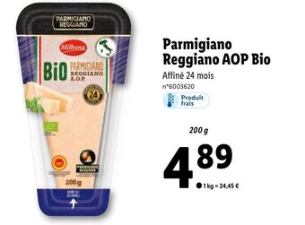 Lidl Parmigiano Reggiano AOP Bio offre