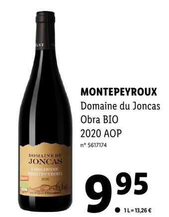 Lidl MONTEPEYROUX Domaine du Joncas offre