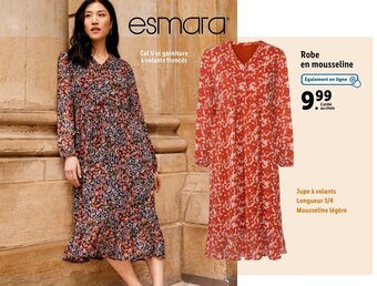 Lidl Robe en mousseline offre