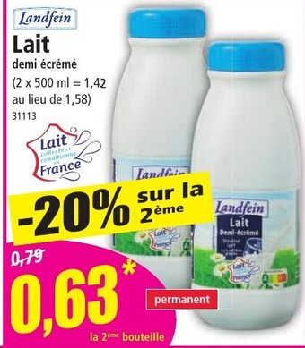 Norma Landfein Lait offre