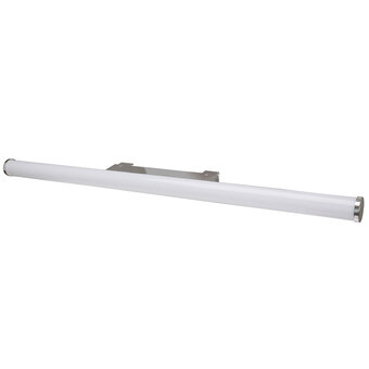 Castorama Applique murale yucata led intégrée 800lm 8w ip44 ø4,1cm blanc neutre goodhome argent offre
