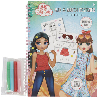 Action Livre de coloriage mode dilly dally offre