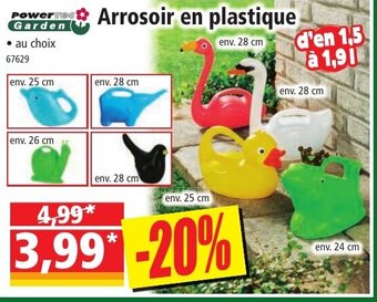 Arrosoir en plastique