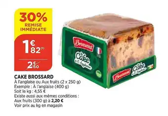 Bi1 Cake Brossard offre