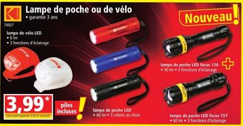 Norma Lampe de poche ou De Velo offre