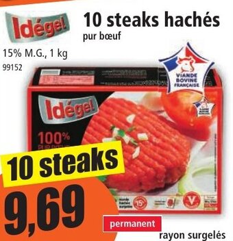 Norma 10 steaks hachés offre