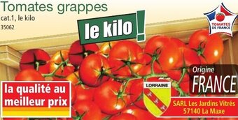 Norma Tomates grappes offre