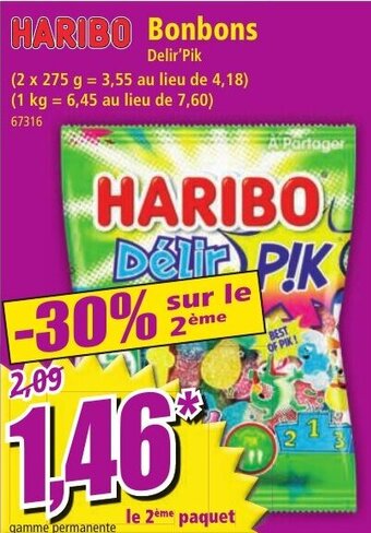 Norma HARIBO Bonbons offre