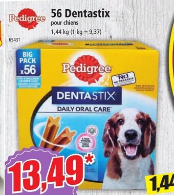 Norma 56 Dentastix pour chiens offre