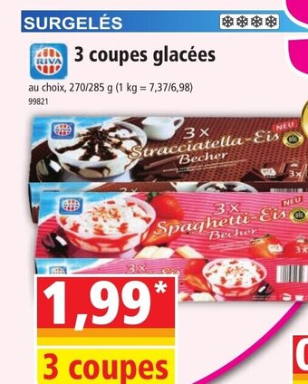 Norma 3 coupes glacées offre