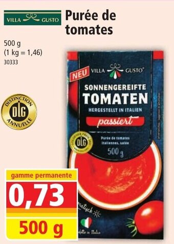 Norma Purée de tomates offre