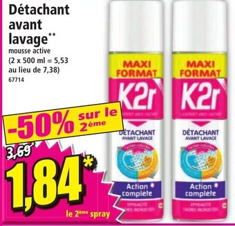 Norma Détachant avant lavage** offre