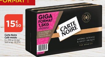 Bi1 Carte Noire Café moulu offre