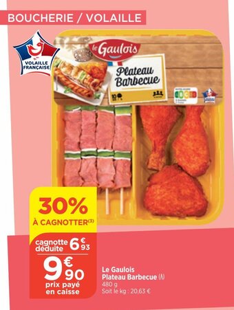 Bi1 Le Gaulois Plateau Barbecue (A) 480 g Soit le kg: 20,63 € offre