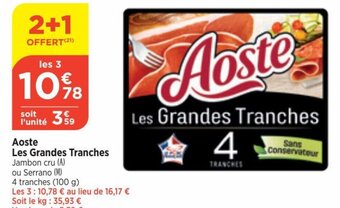 Bi1 Aoste Les Grandes Tranches offre