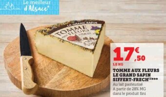 U Express TOMME AUX FLEURS LE GRAND SAPIN SIFFERT-FRECH*** offre