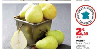 U Express POIRE¹) offre