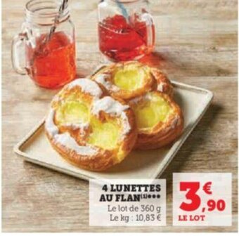 U Express 4 LUNETTES AU FLAN*** offre