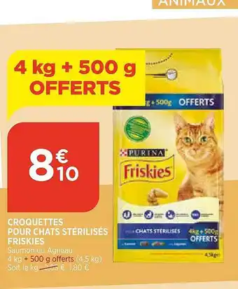 Croquettes Pour Chats Stérilisés Friskies
