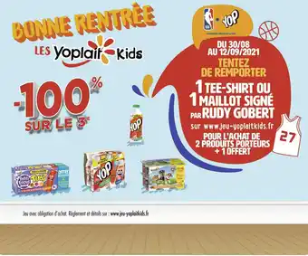 Géant Casino BON PLAN SUR UNE SELECTION DE PRODUITS DE LA MARQUE YOPLAIT offre