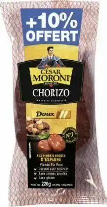 Géant Casino Chorizo Doux offre