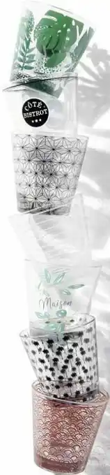 Géant Casino Collection de verre 25cl décorés offre