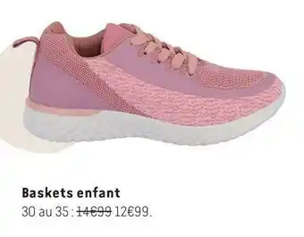 Baskets enfant