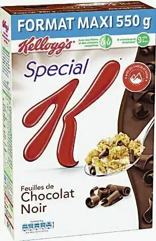 Spar Céréales spécial k feuilles de chocolat noir offre