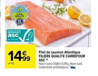 Carrefour Filet de saumon Atlantique offre
