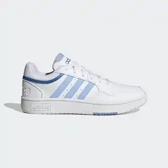 Decathlon Chaussure femme hoops 3.0 adidas blanche offre