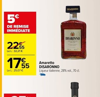 Carrefour Amaretto DISARONNO offre