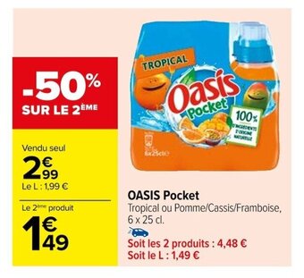 Carrefour OASIS Pocket offre