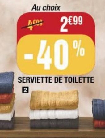 La Foir'Fouille SERVIETTE DE TOILETTE 2 offre