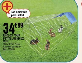 La Foir'Fouille ENCLOS POUR PETITS ANIMAUX Métal offre