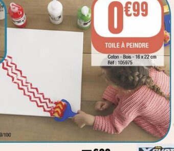 La Foir'Fouille TOILE À PEINDRE offre
