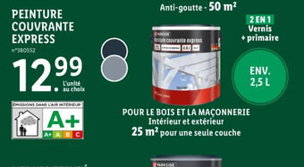 Lidl PEINTURE COUVRANTE EXPRESS offre