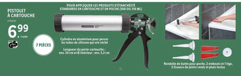 Lidl PISTOLET À CARTOUCHE offre