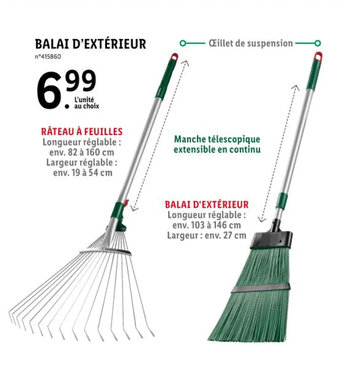 Lidl BALAI D'EXTÉRIEUR offre