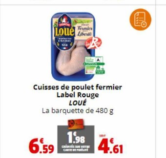 Coccinelle Express Cuisses de poulet fermier offre