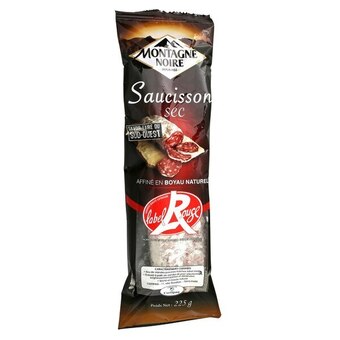 Carrefour Montagne noire saucisson sec label rouge offre