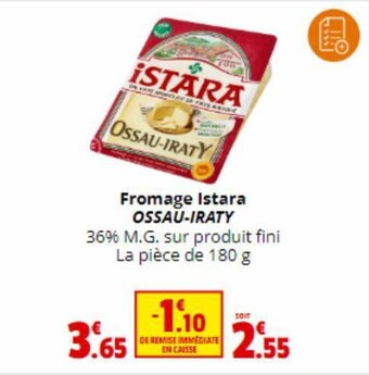 Coccinelle Express Fromage Istara OSSAU-IRATY offre