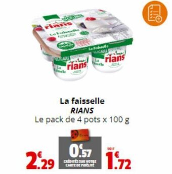 La faisselle RIANS