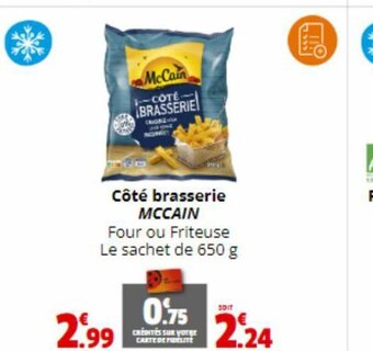 Côté brasserie MCCAIN
