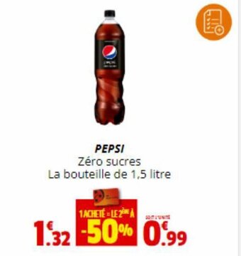 Coccinelle Express PEPSI Zéro sucres offre