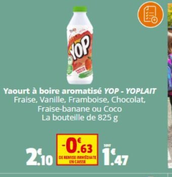 Coccinelle Supermarché Yaourt à boire aromatisé YOP - YOPLAIT offre