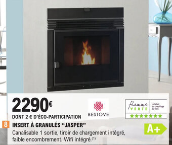 E.Leclerc Brico INSERT À GRANULÉS "JASPER" offre
