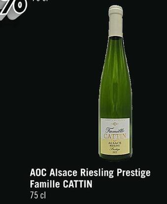 Casino Supermarchés Famille cattin aoc alsace pinot gris prestige blanc offre