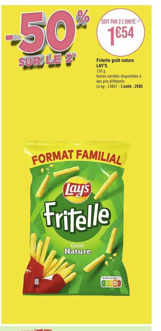 Lay’s fritelle goût nature