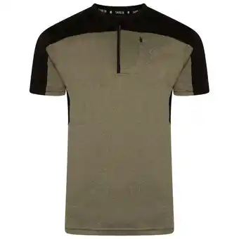 Decathlon Aces iii t-shirt fitness zippé à moitié pour homme - jaune offre
